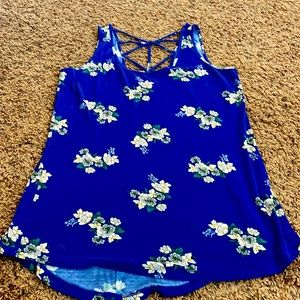 Maurice’s Blue Floral Tank